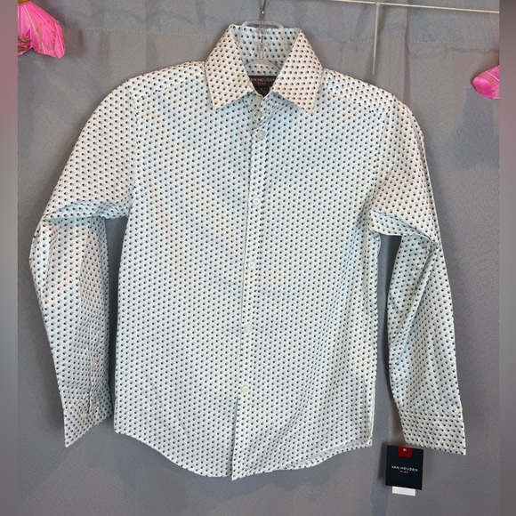 Van Heusen Long Sleeve Button Down Shirt- Size 8 - Picture 1 of 9